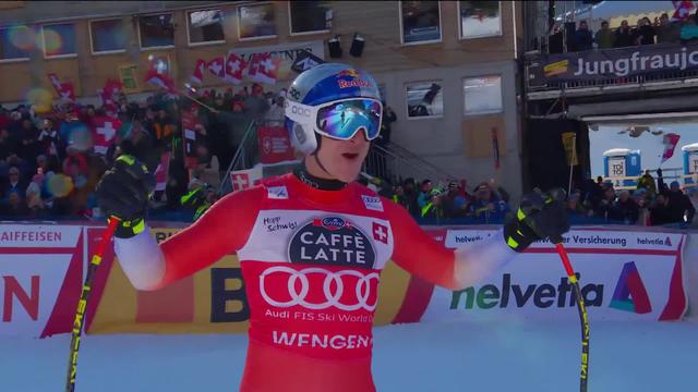 Wengen (SUI), descente messieurs: Marco Odermatt (SUI) remporte le Lauberhorn