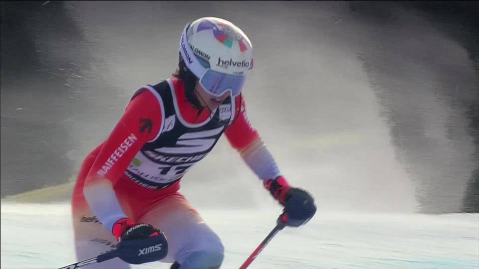 Kranjska Gora (SLO), slalom dames, 2e manche: slalom à oublier pour Michelle Gisin (SUI)