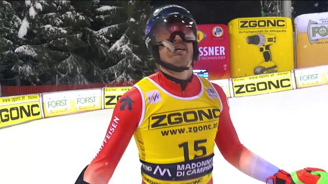 Madonna di Campiglio (ITA), slalom messieurs, 1re manche: Rochat (SUI) termine loin des meilleurs