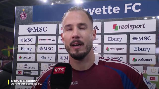 19e journée, Servette – St-Gall (1-1) : interview de Steve Rouiller après la rencontre