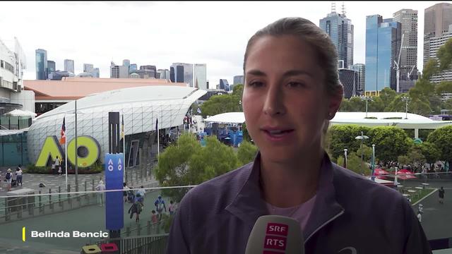 Tennis - Open d'Australie : entretien avec Belinda Bencic