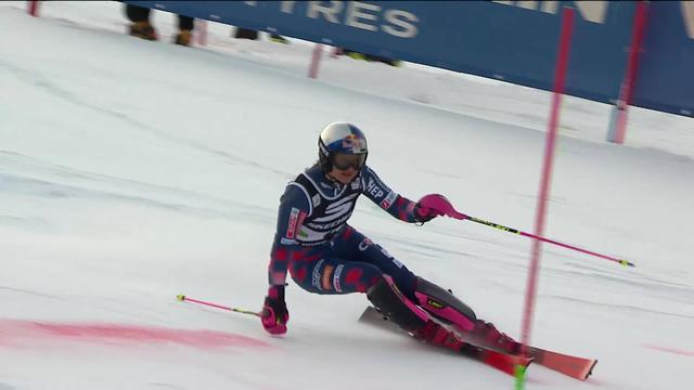 Kranjska Gora (SLO), slalom dames, 1re manche: Zrinka Ljutic (CRO) 1re ex-aequo avec Holdener