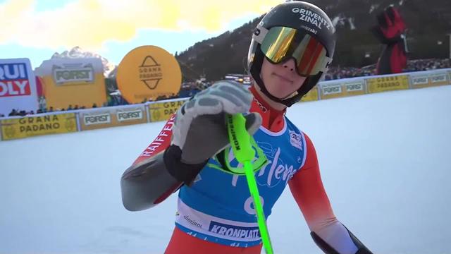 Kronplatz (ITA), géant dames, 2e manche: Camille Rast (SUI) termine 9e