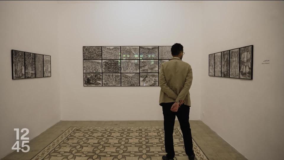 Des artistes gazaouis sont exposés à Amman, en Jordanie. Leurs œuvres racontent la guerre qui sévit depuis plus d’un an sur leur territoire