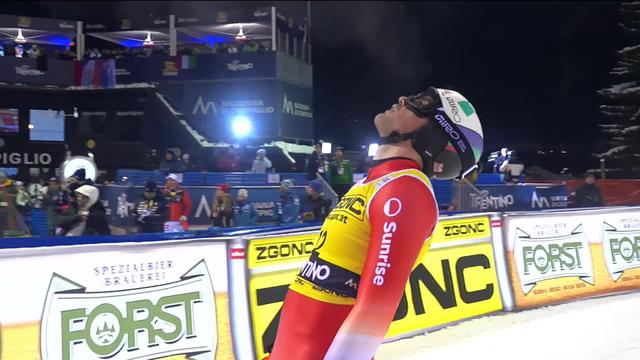 Madonna di Campiglio (ITA), slalom messieurs, 1re manche: Yule (SUI) concède 1.64 sec au leader