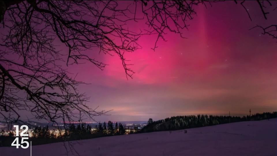 La nuit dernière, des aurores boréales ont pu être vues à Neuchâtel, dans le Jura Vaudois et en France