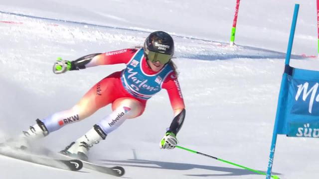 Kronplatz (ITA), géant dames, 1re manche: Camille Rast (SUI) 7e, à trois dixièmes du podium