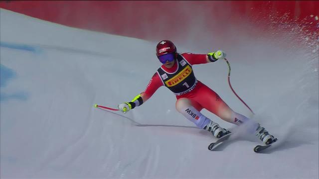 Cortina d'Ampezzo (ITA), Super-G dames: magnifique descente de Corinne Sutter (SUI) qui termine à la 3ème place