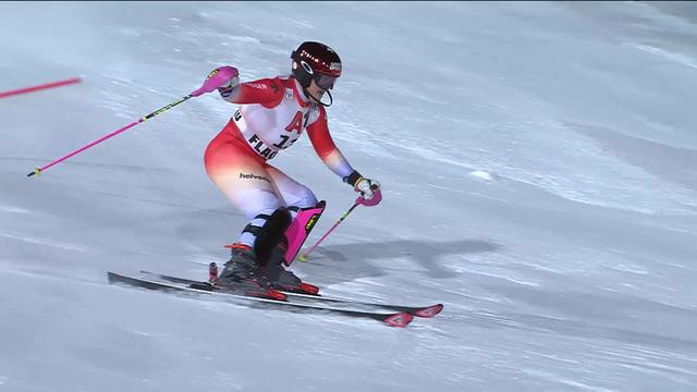 Flachau, slalom dames, 2e manche: Mélanie Meillard (SUI) à la 5e place