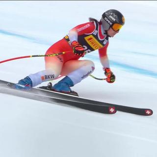 Cortina d'Ampezzo (ITA), Super-G dames: Jasmina Sutter (SUI) réalise une belle course en terres italiennes