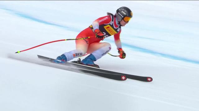 Cortina d'Ampezzo (ITA), Super-G dames: Jasmina Sutter (SUI) réalise une belle course en terres italiennes