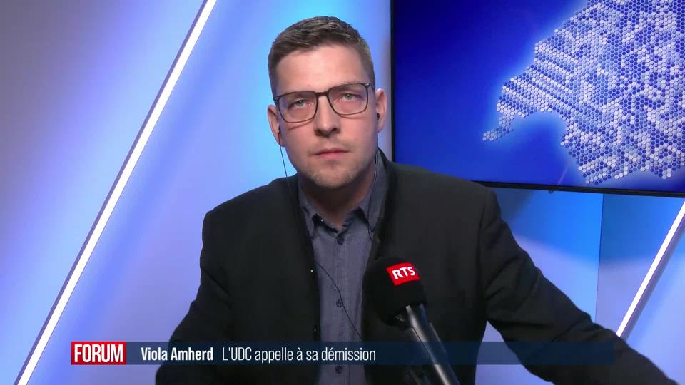 L’UDC a-t-elle raison d’appeler au départ de Viola Amherd? Débat entre Nicolas Kolly et Vincent Maître