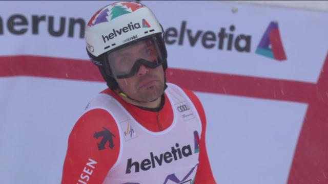 Adelboden (SUI), slalom messieurs 1re manche: Daniel Yule (SUI) qualifié pour la 2e manche