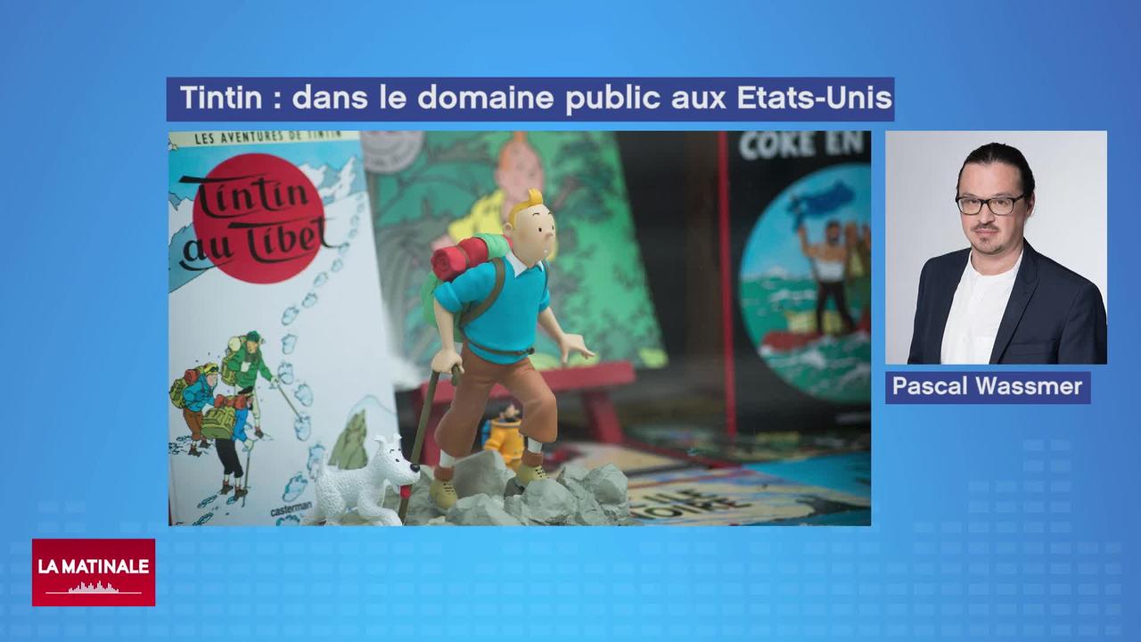 Le personnage de BD Tintin tombe dans le domaine public, quels sont les changements?