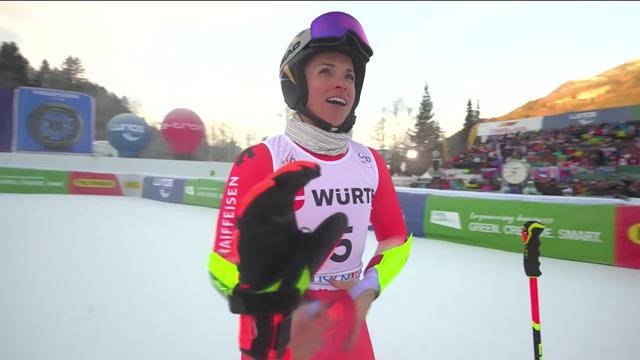 Kranjska Gora (SLO), géant dames. 1re manche: Lara Gut-Behrami (SUI) à la lutte pour le podium