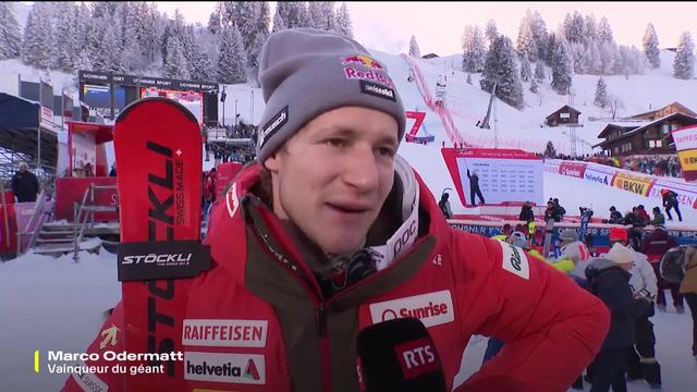 Ski Alpin - Adelboden (SUI), slalom Géant messieurs : les reactions de Marco Odermann et de Loïc Meillard