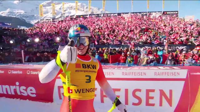 Wengen (SUI), super-G messieurs: Franjo von Allmen (SUI) remporte sa première victoire en Coupe du monde!