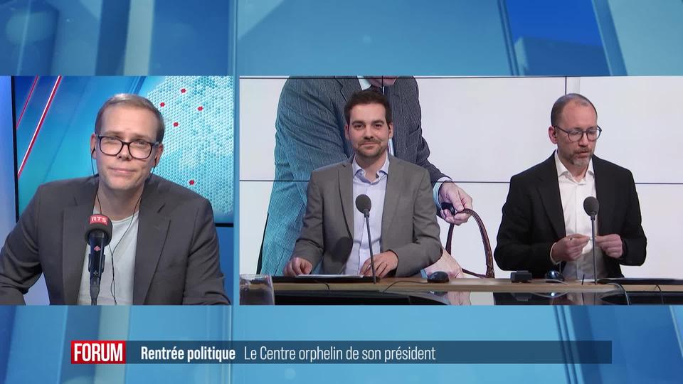 Après neuf ans à la tête de son parti, Gerhard Pfister quitte la présidence du Centre: analyse de Julien Bangerter