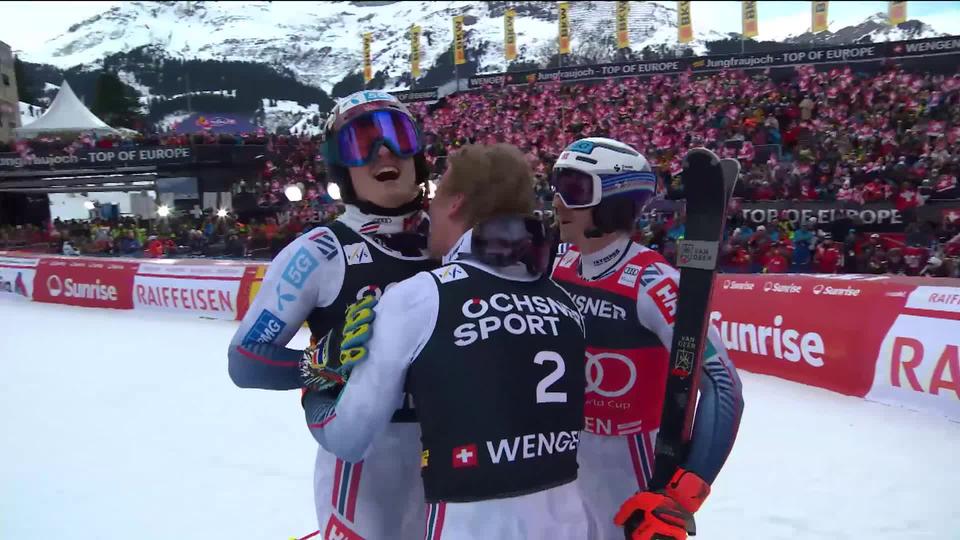 Wengen (SUI), slalom messieurs, 2e manche: Atle Lie McGrath (NOR) plus fort que tout le monde, décroche la victoire