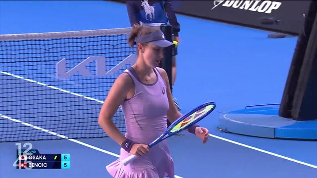 Tennis : Belinda Bencic a profité de l'abandon de Naomi Osaka pour se hisser en 8es de finale de l'Open d'Australie