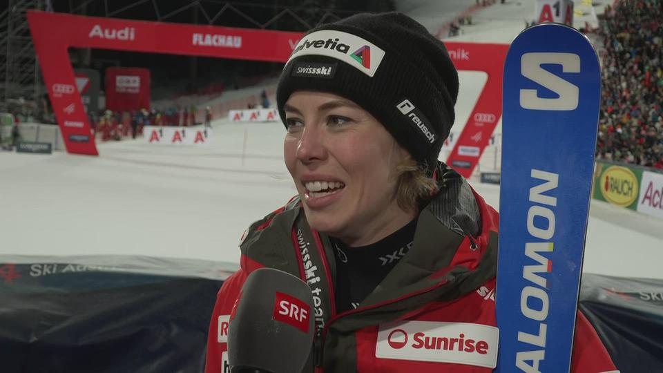 Flachau (AUT): les impressions de Michelle Gisin après son dernier slalom