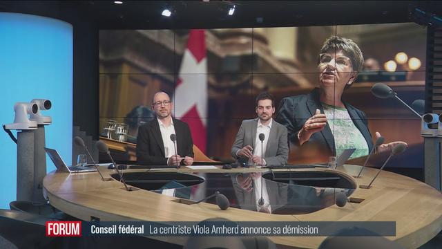 L'émission spéciale consacrée à la démission de Viola Amherd