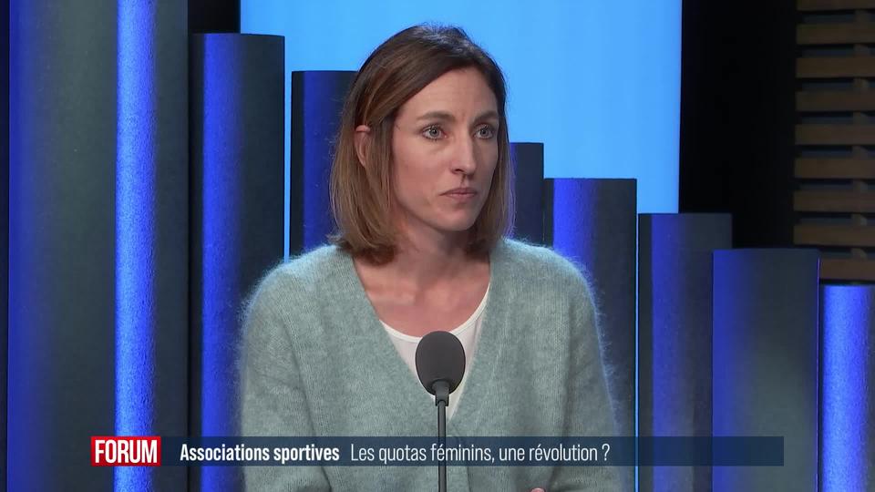 Swiss Olympic instaure des quotas dans les comités directeurs des fédérations nationales: interview de Lucie Schoch