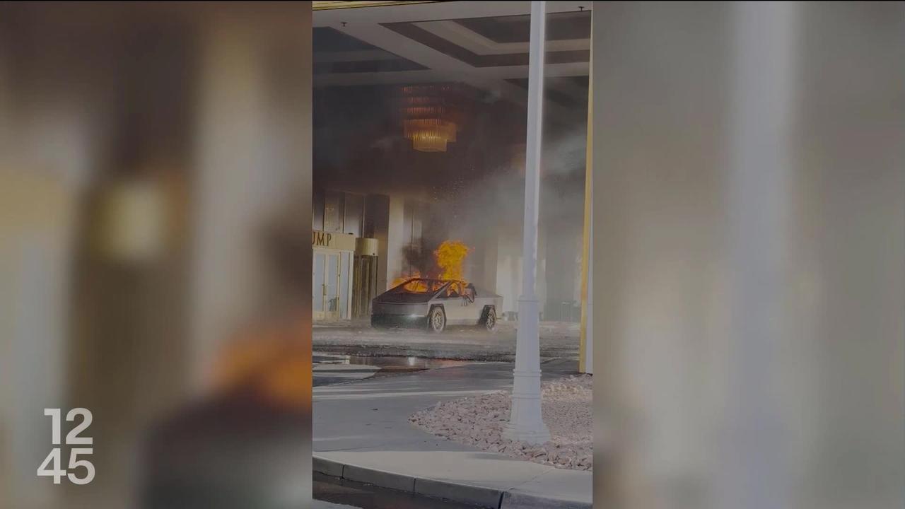 Une Tesla Cybertruck a explosé hier devant l'hôtel Trump de Las Vegas causant 7 blessés légers et la mort du conducteur