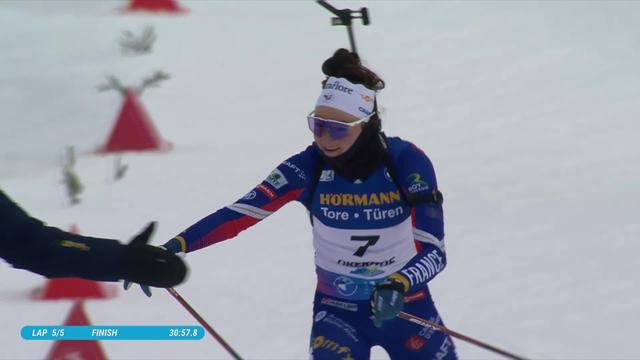 Oberhof (GER), poursuite 10km dames: la Française Lou Jeanmonnot domine ses adversaires