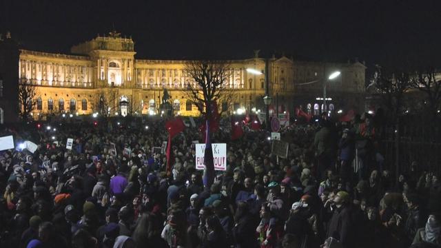 Importante manifestation à Vienne contre l'extrême droite