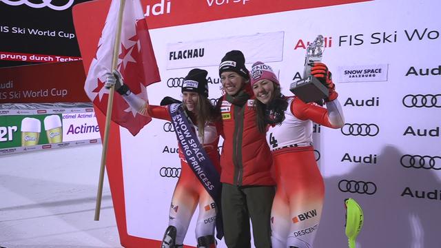 Flachau (AUT), slalom dames: doublé suisse avec la victoire de Camille Rast devant Wendy Holdener