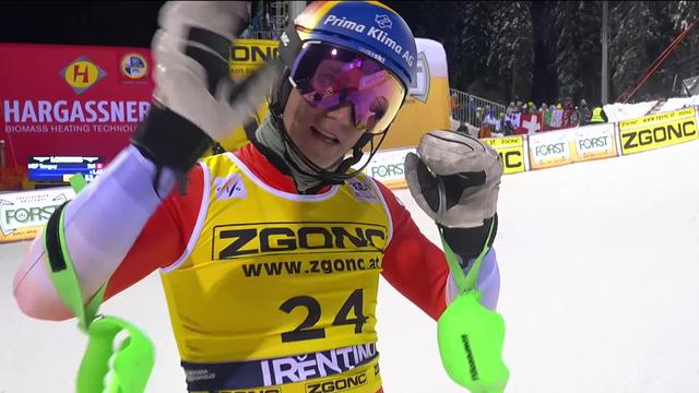 Madonna di Campiglio (ITA), slalom messieurs, 1re manche: première manche mi-figue mi-raisin pour Nef (SUI)