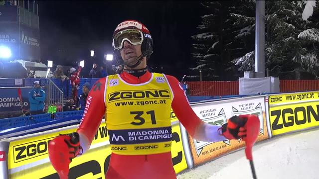 Madonna di Campiglio (ITA), slalom messieurs, 1re manche: Zenhäusern (SUI) n’y arrive toujours pas