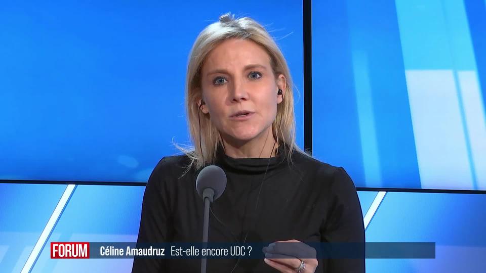 Interview de Céline Amaudruz sur son positionnement au sein de l’UDC et de la politique suisse