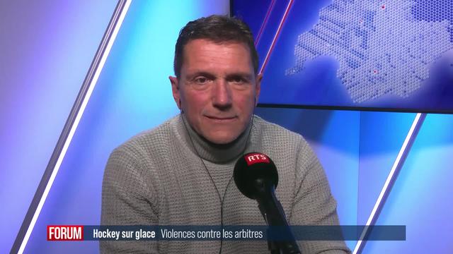 Les violences contre les arbitres de hockey sur glace: interview de Didier Massy