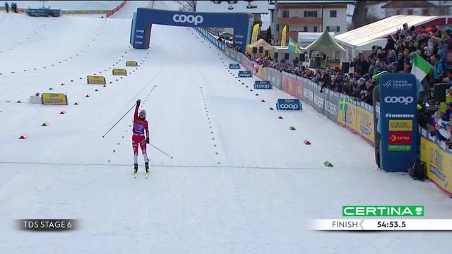 Tour de ski, étape 6, 20km skiathlon dames: Therese Johaug (NOR) domine l’épreuve combinée