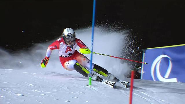 Flachau (AUT), slalom dames, 1re manche: Wendy Holdener (SUI) au 2e rang après la première manche