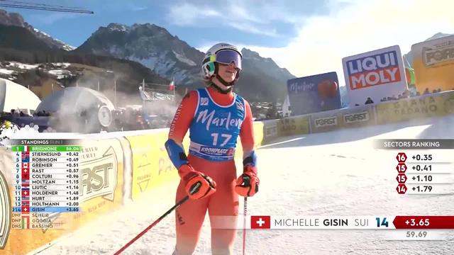 Kronplatz (ITA), géant dames, 1re manche: ça ne passe pas pour Michelle Gisin (SUI)