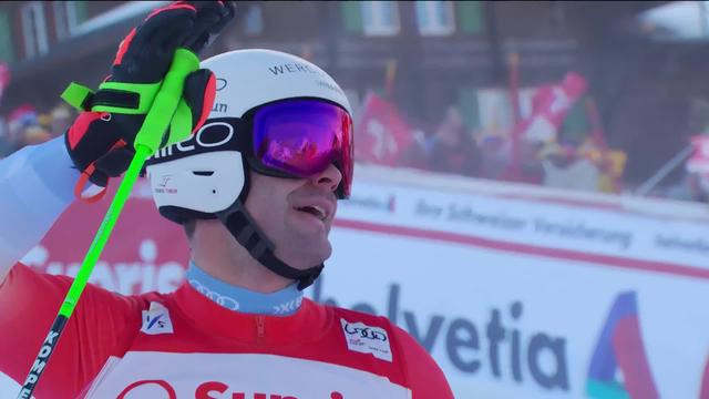 Adelboden (SUI), slalom Géant messieurs, 2e manche: Thomas Tumler (SUI) au pied du podium grâce à une superbe course