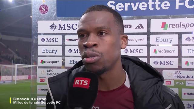 19e journée, Servette – St-Gall (1-1) : interview de Dereck Kutesa après la rencontre