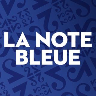 Logo émission "La note bleue".