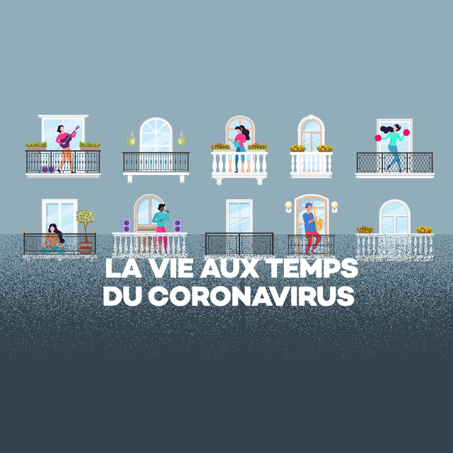 Logo La vie aux temps du coronavirus [RTS]