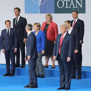 Le sommet de l'Otan à Bruxelles, en 2018. [AFP - Ludovic Marin/Pool]