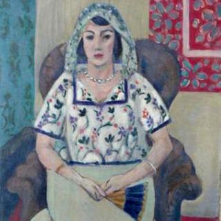 "Femme assise", une toile du peintre français Henri Matisse.