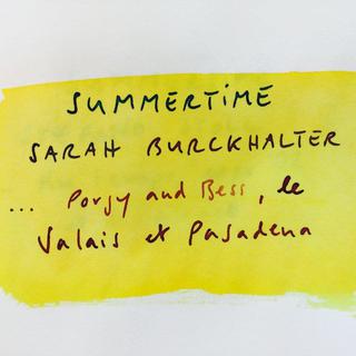 Visuel de l'émission Anticyclone, séquence Summertime sur Sarah Burkhalter.