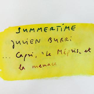 Visuel de l'émission Anticyclone, séquence Summertime sur Julien Burri.