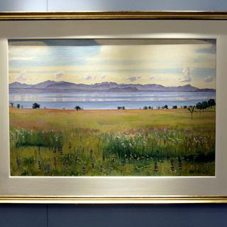 "Le lac Léman vu de St-Prex", peint par Ferdinand Hodler en 1901.
