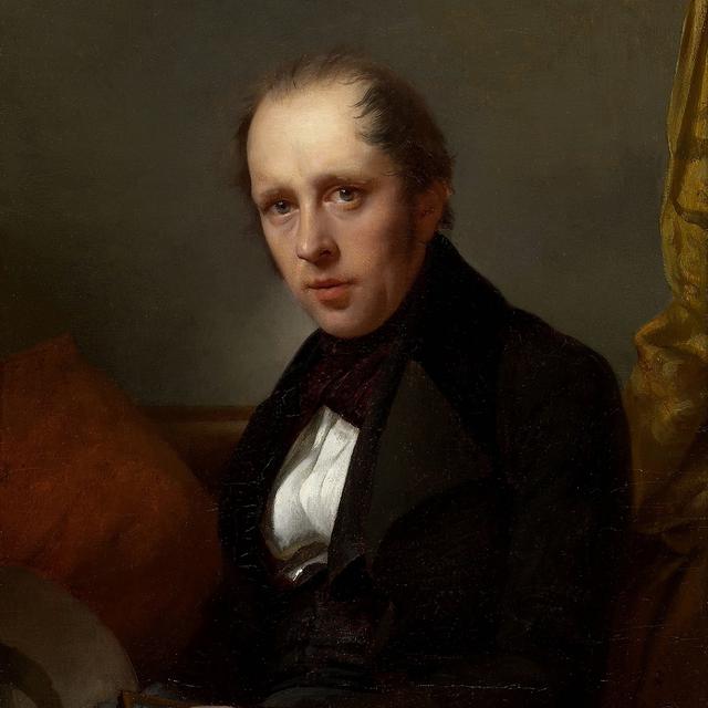 Un portrait de Rodolphe Töpffer peint par Jean-Léonard Lugardon vers 1840.