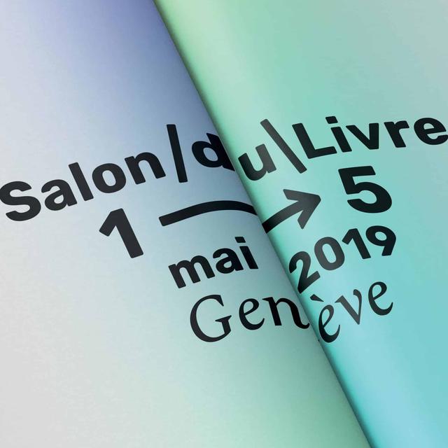 L'affiche du Salon du livre de Genève 2019.