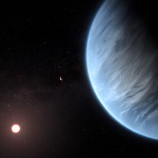 L'exoplanète K2-18b est pour l'instant la seule "super-Terre" connue qui comporte de l'eau et des températures pouvant favoriser la vie.